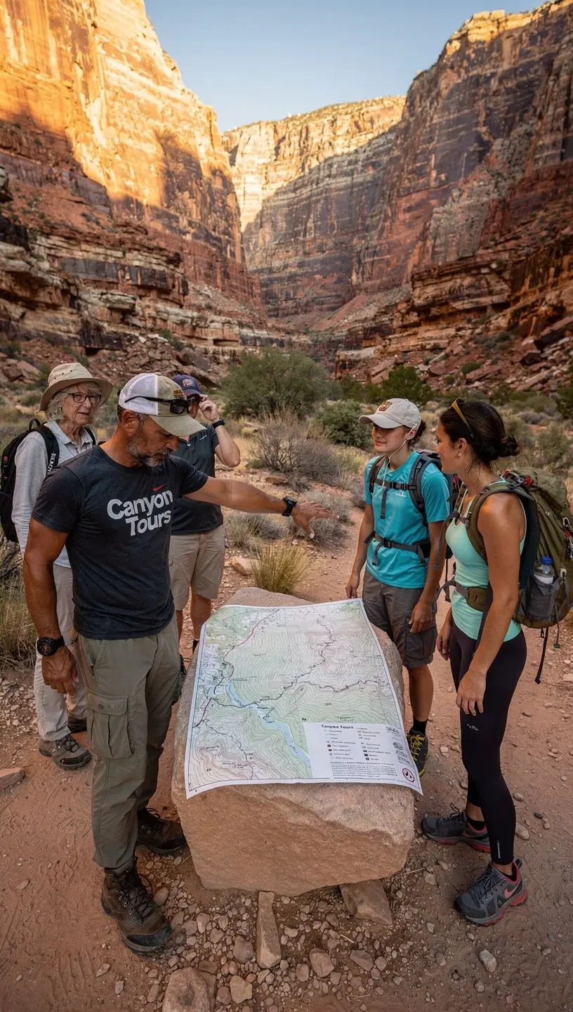 Горизонт, залитый золотистыми и розовыми оттенками заката над пустыней.