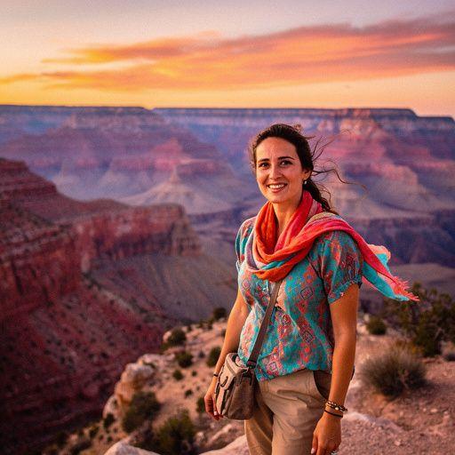 Группа туристов, исследующих узкие каньоны с уникальными геологическими образованиями.